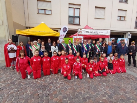 CARIGNANO - Inaugurazione in grande stile per la Sagra del Ciapinabò - FOTO