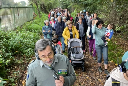 CARMAGNOLA - Successo per la passeggiata e concerto silenzioso al bosco del Gerbasso