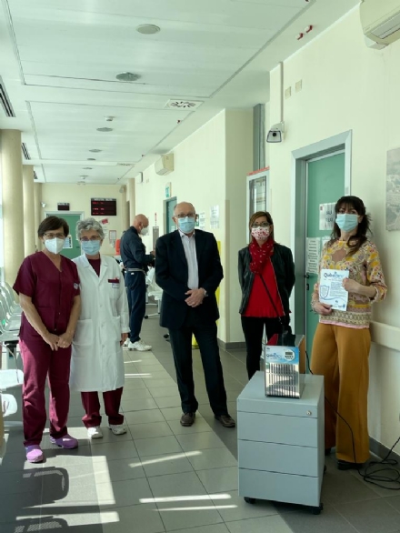 ORBASSANO - L'azienda medica dona al San Luigi un dispositivo per sanificare gli ambulatori