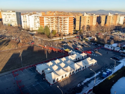 ORBASSANO - Chiude il punto vaccinale drive e walk trough di piazza Perlasca