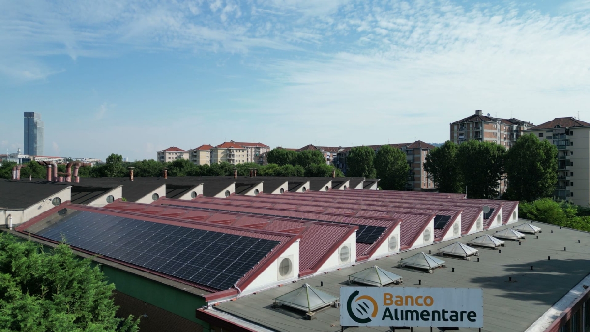 MONCALIERI - Banco alimentare: inaugurato il nuovo impianto fotovoltaico - FOTO