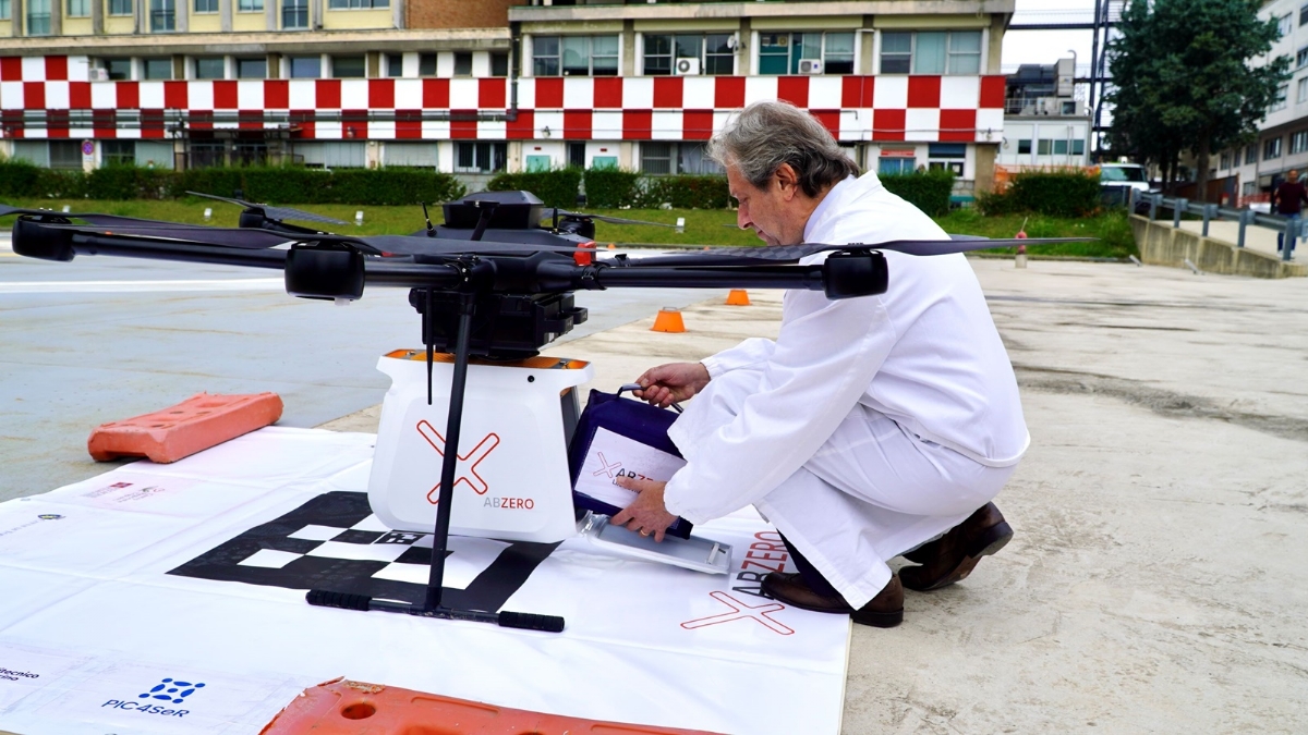 SANITA' - A Torino il debutto del drone per il trasporto di organi da trapiantare - FOTO